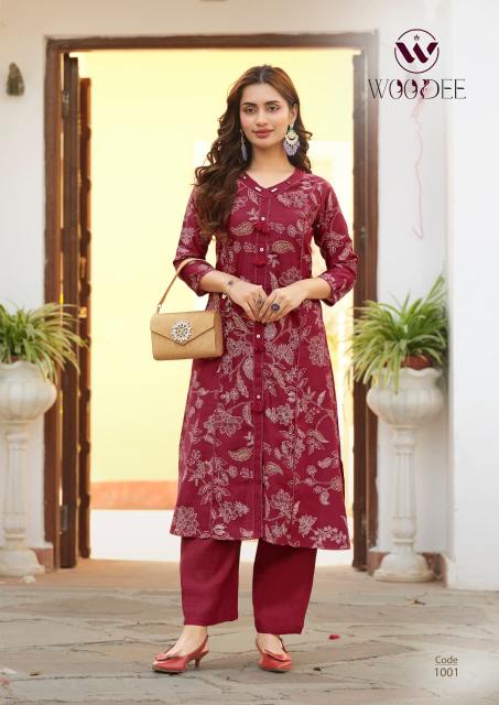 Woodee mahika a line coord set online cloth wholesale market